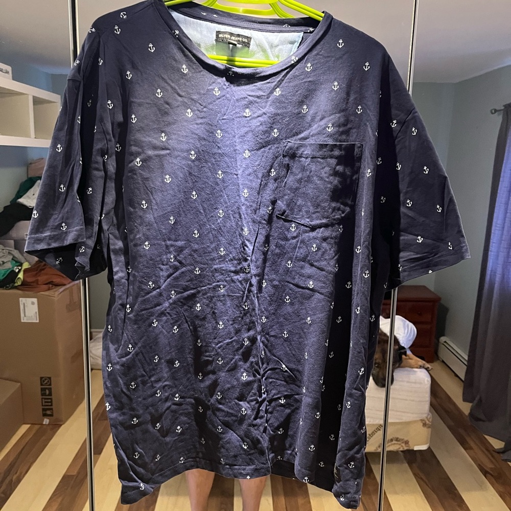 Silver jean shirt